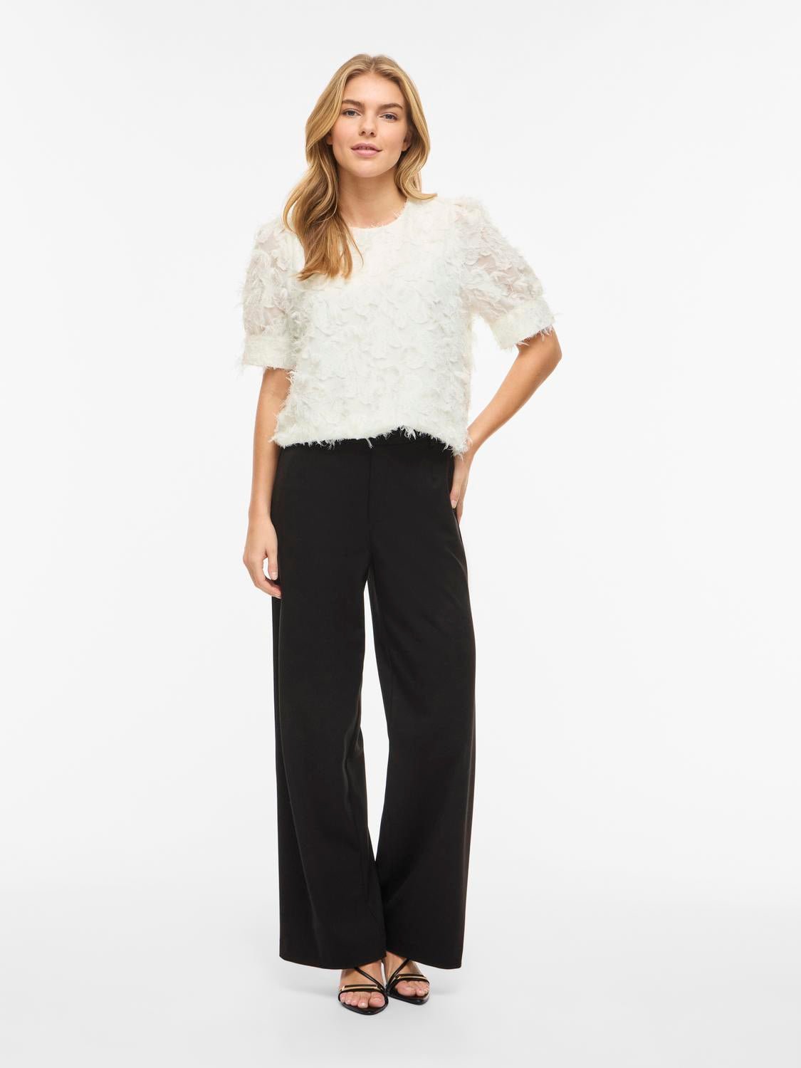 VILACILA Top - Cloud Dancer - VERO MODA & VILA Bergvik